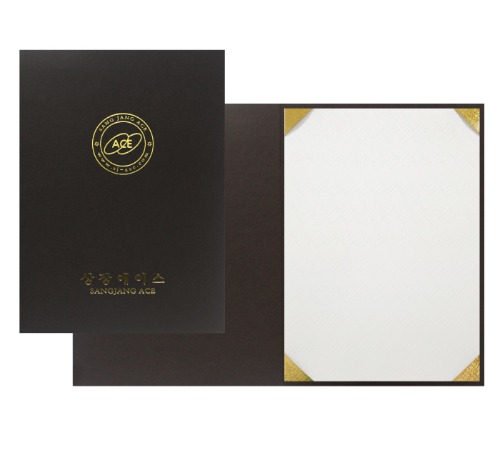 SP.015 검정색 종이케이스　　　　　　 (금박/은박인쇄) (250g)